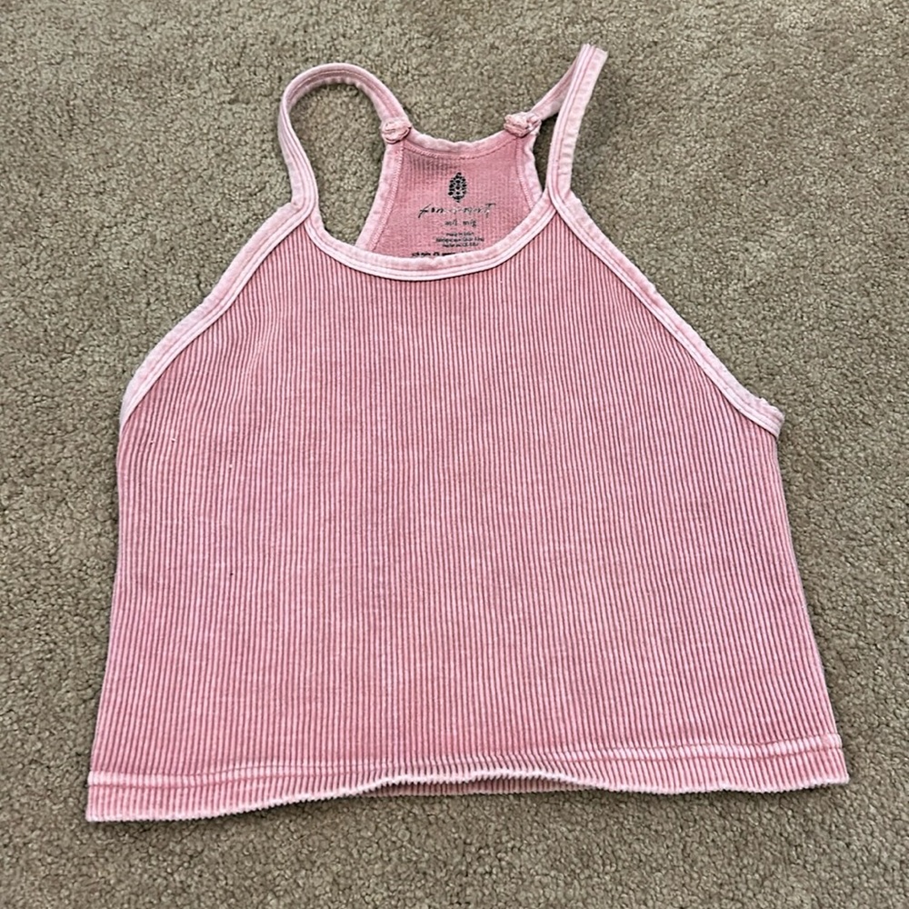 Free people movement tank top, m/l, ribbed
